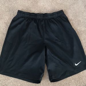 XL black nike soccer shorts